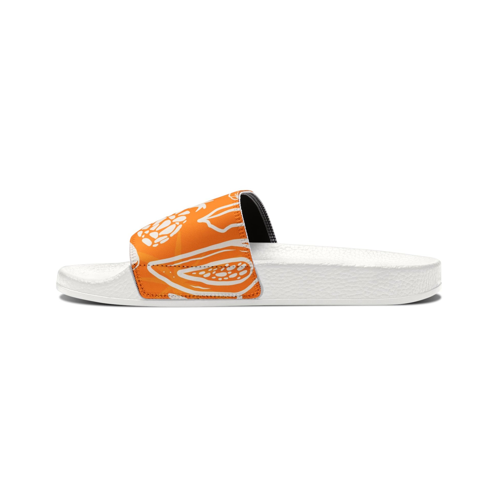 "Orange Pineapple Papaya Fusion" Women's Beach Sandals - Island Vibes For Life