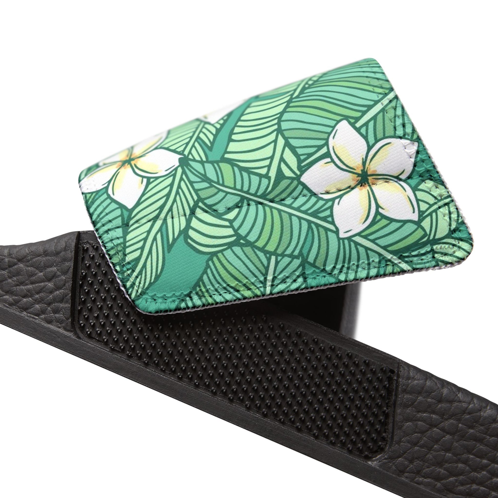 "Jasmine Palm Paradise" Women's Beach Sandals - Island Vibes For Life