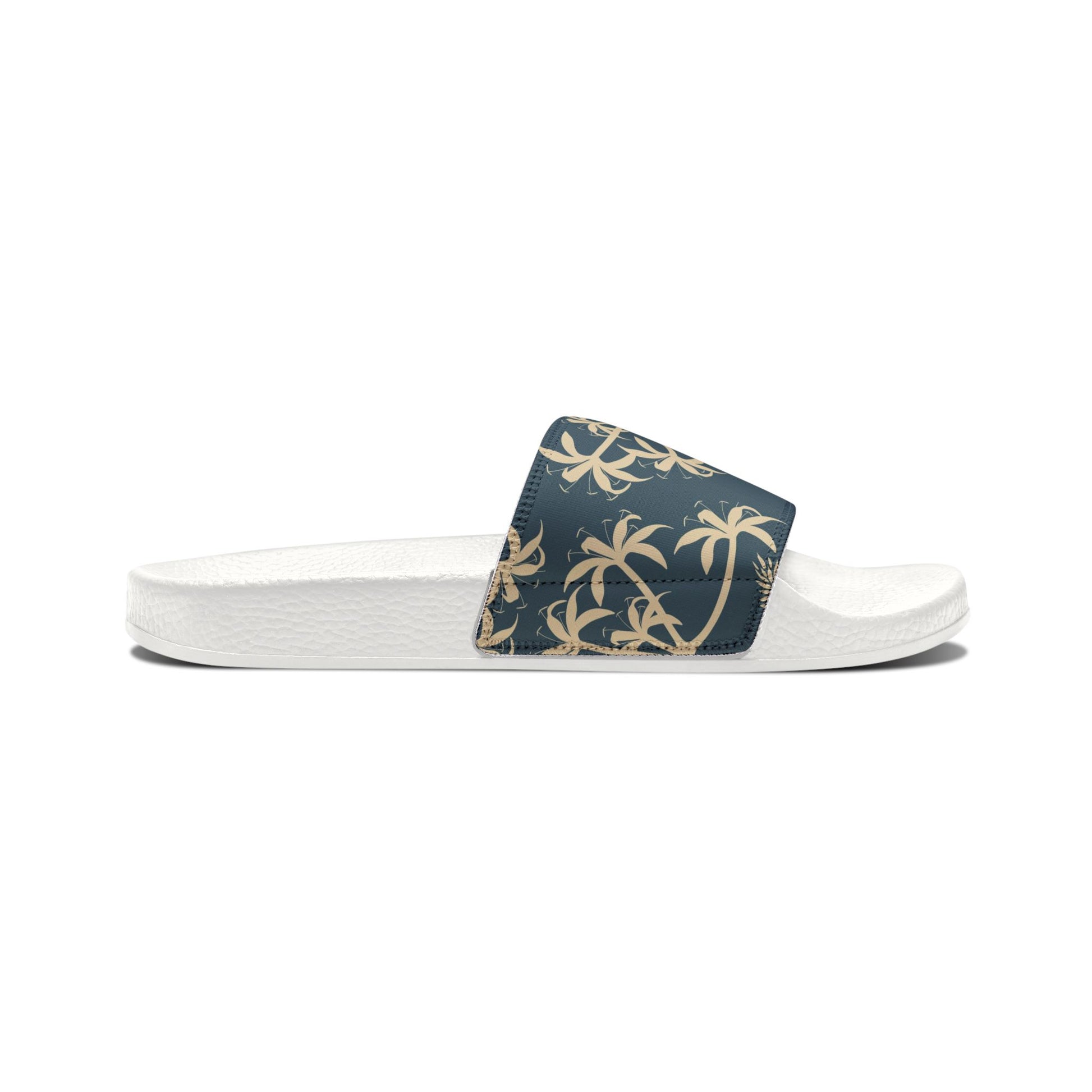 "Earthy Bluescape Oasis" Women's Beach Sandals - Island Vibes For Life