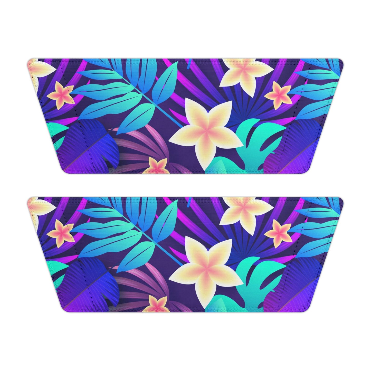 "Purple Paradise Blooms" Men's Beach Sandals - Island Vibes For Life