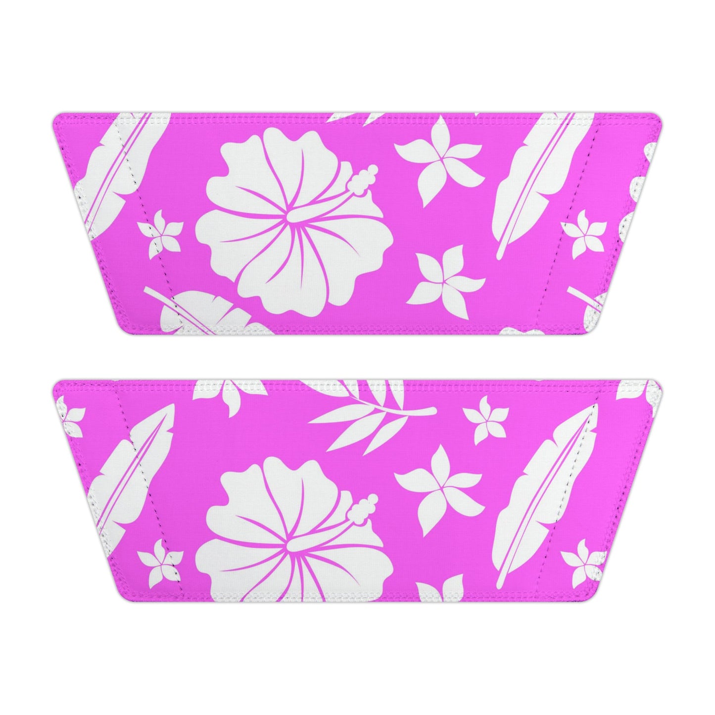 "White Hibiscus Escape" Men's Beach Sandals - Island Vibes For Life