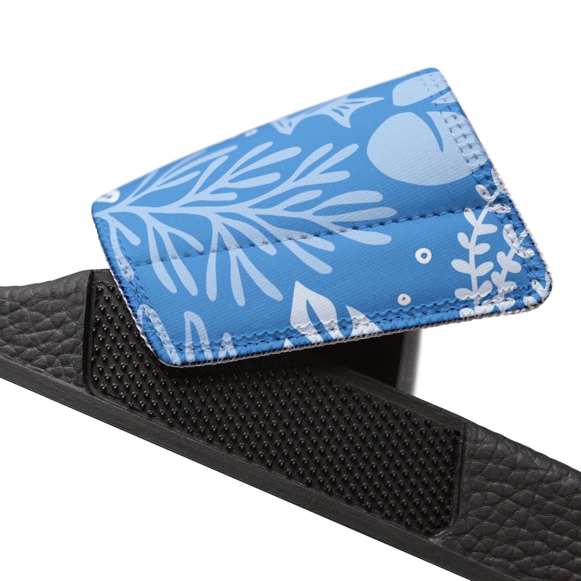 "Marine Marvels: Blue Serenade" Women's Beach Sandals - Island Vibes For Life