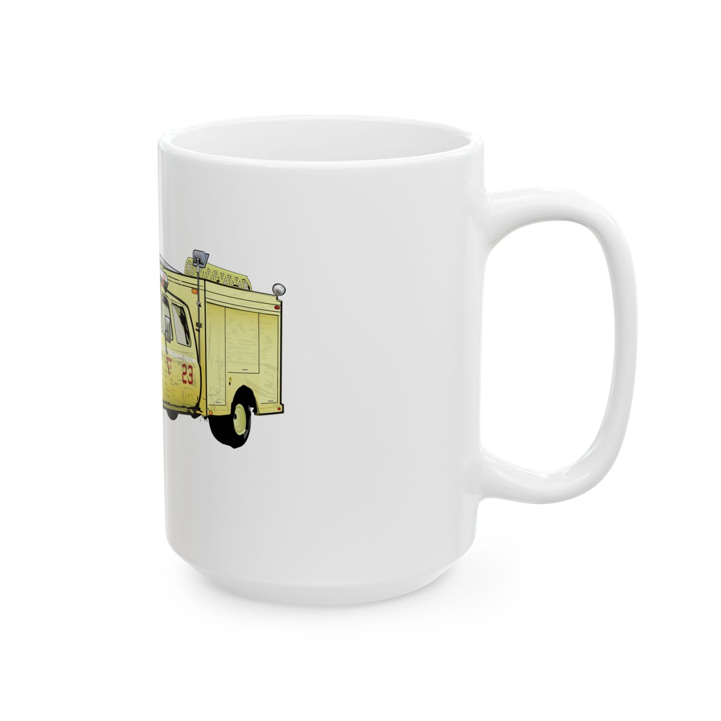 Chanute Era Crash Truck Ceramic Mug, (11oz, 15oz)