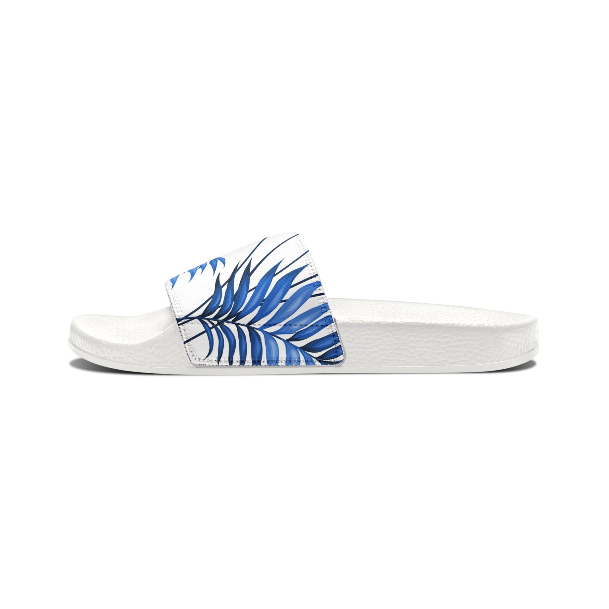"Sapphire Palm Serenity" Women's Beach Sandals - Island Vibes For Life