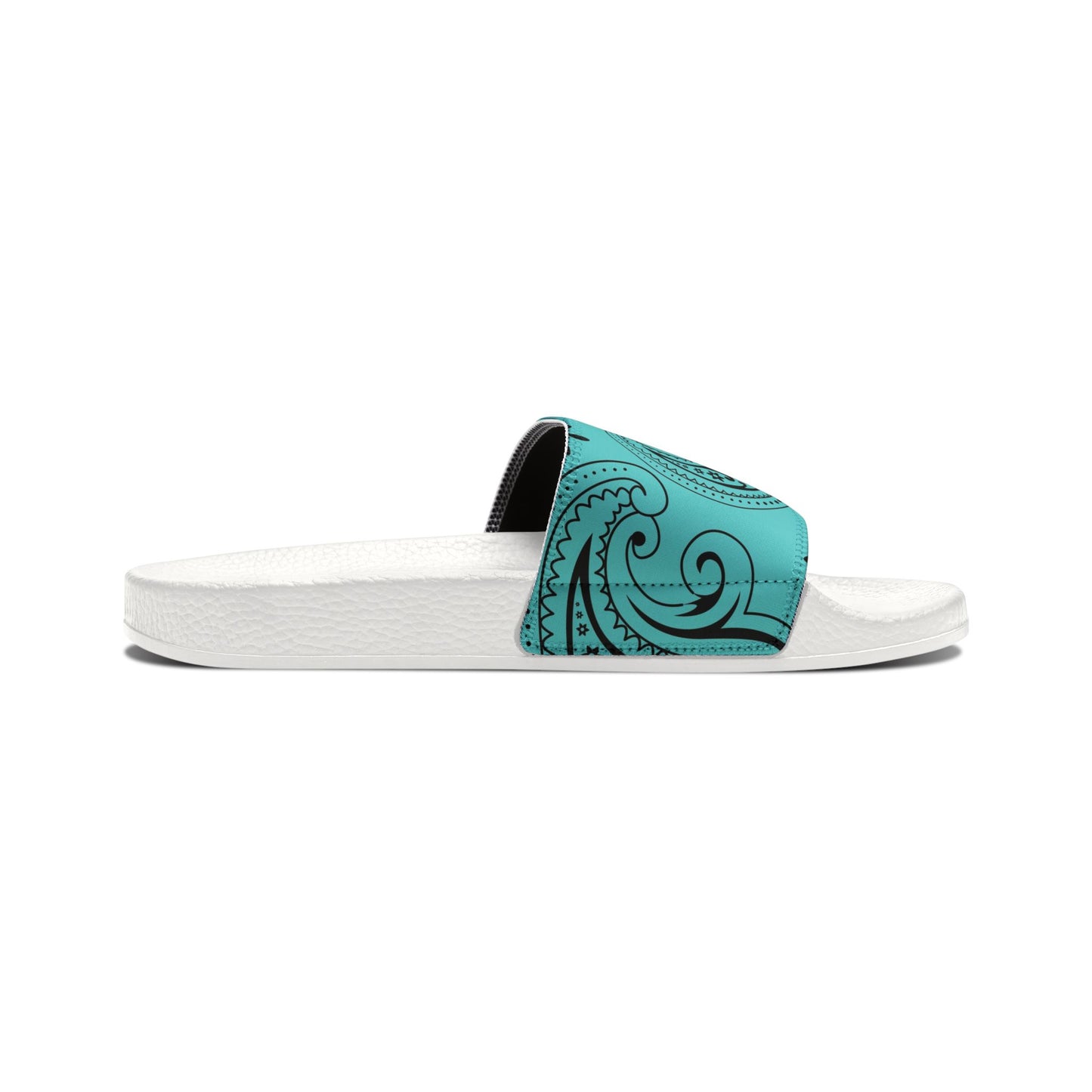 "Teal Paisley Treasure" Women's Beach Sandals - Island Vibes For Life
