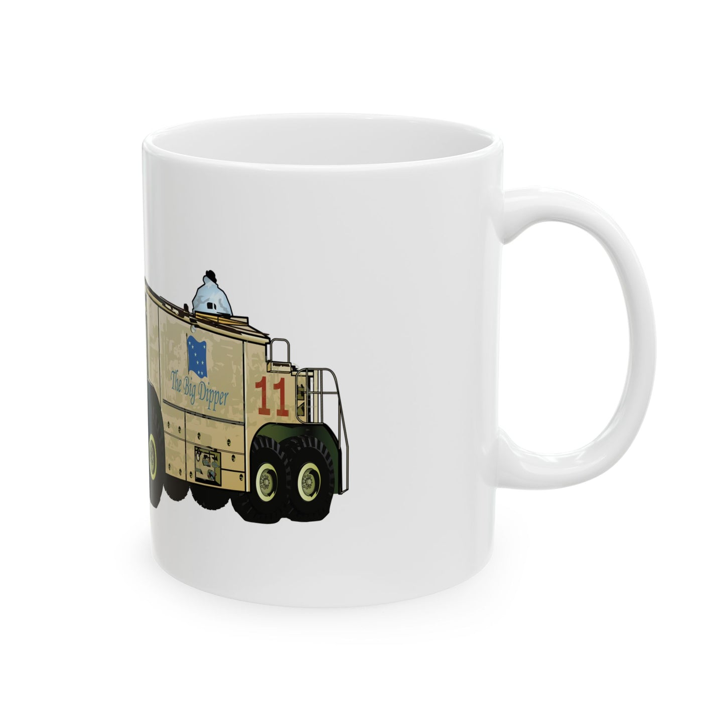 Chanute Era Crash Truck 2 Ceramic Mug, (11oz, 15oz)
