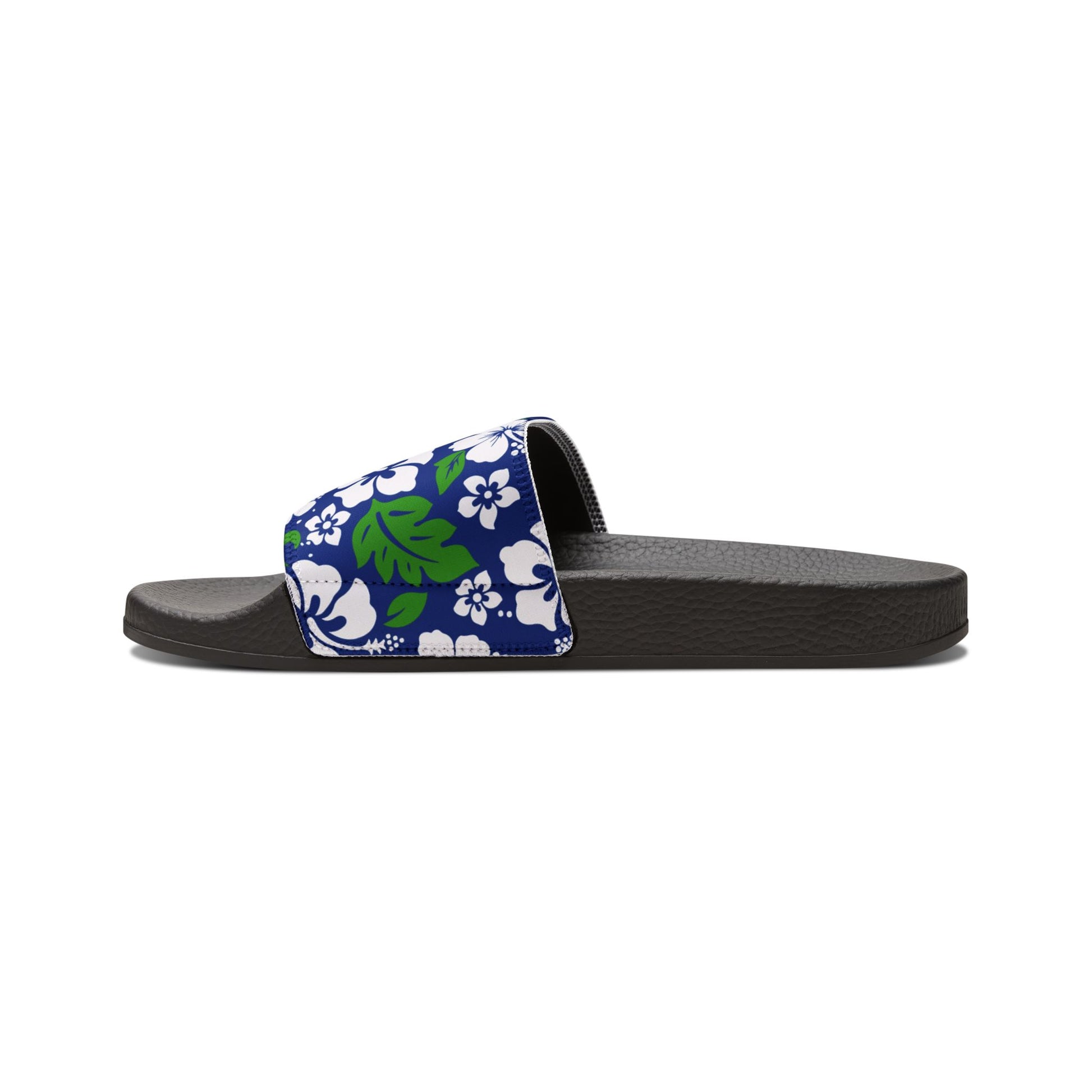 "Aloha Spirit Blooms" Women's Slide Sandals - Island Vibes For Life