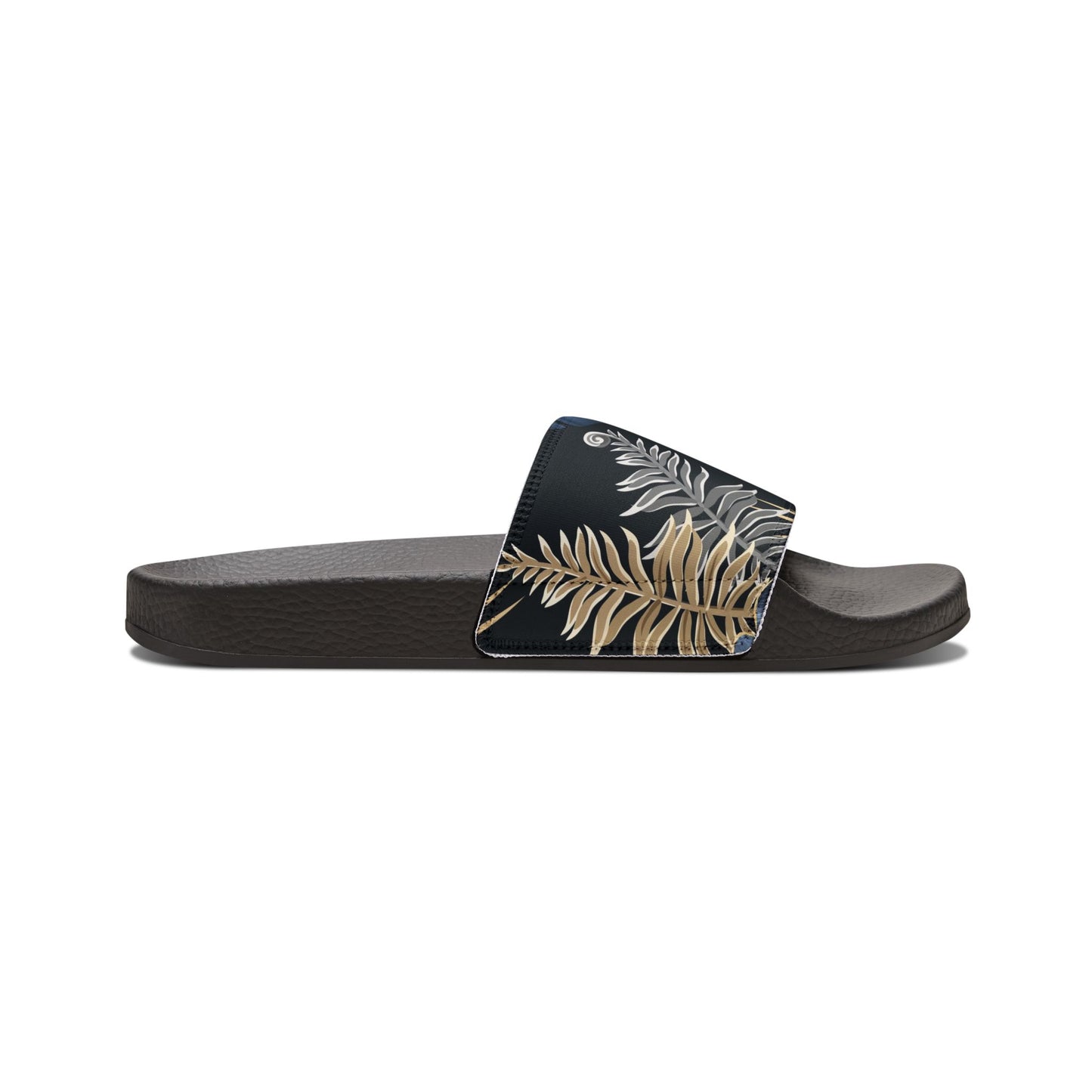 "Paradise Palms at Midnight" Men's Beach Sandals - Island Vibes For Life