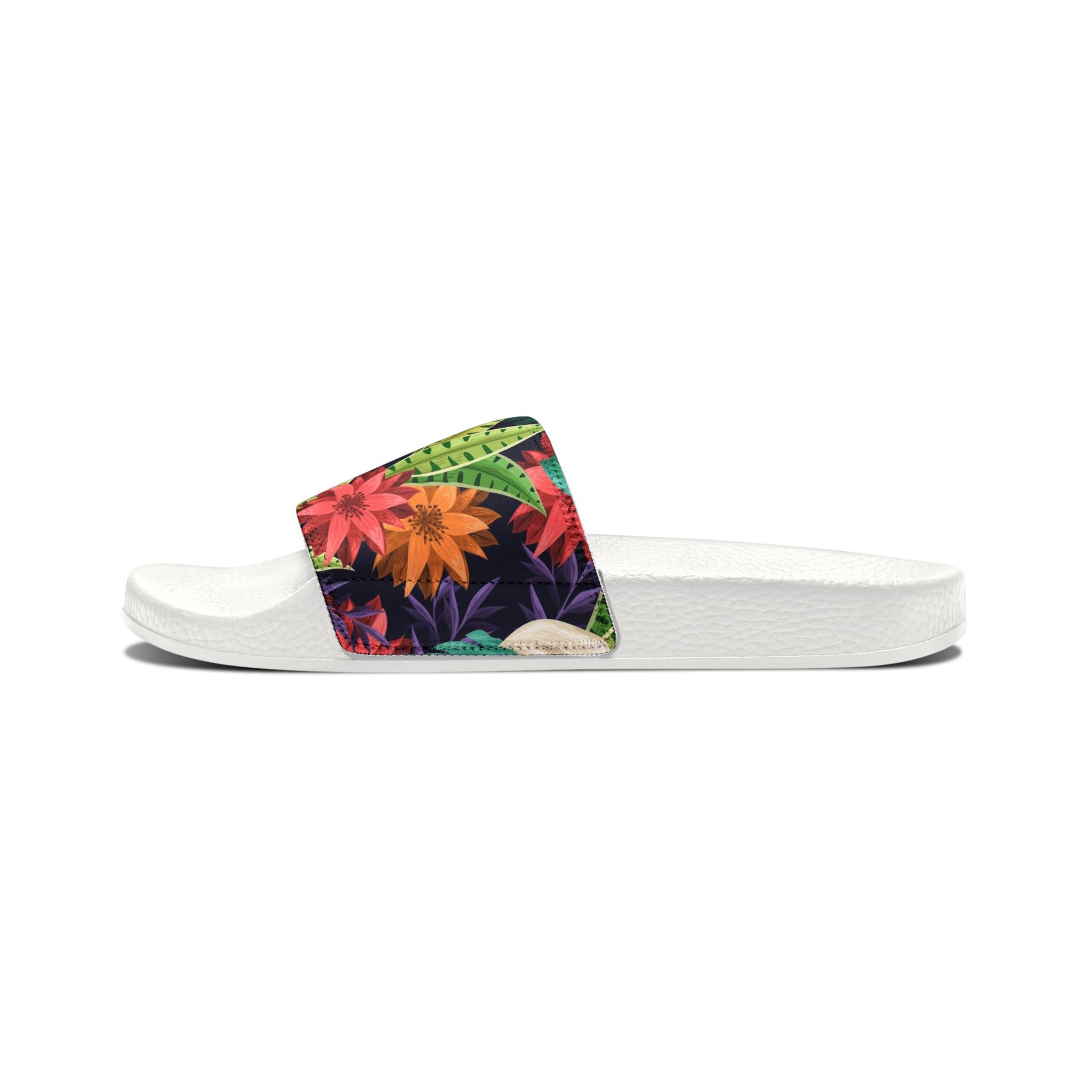 "Nocturnal Blooms" Women's Beach Sandals - Island Vibes For Life