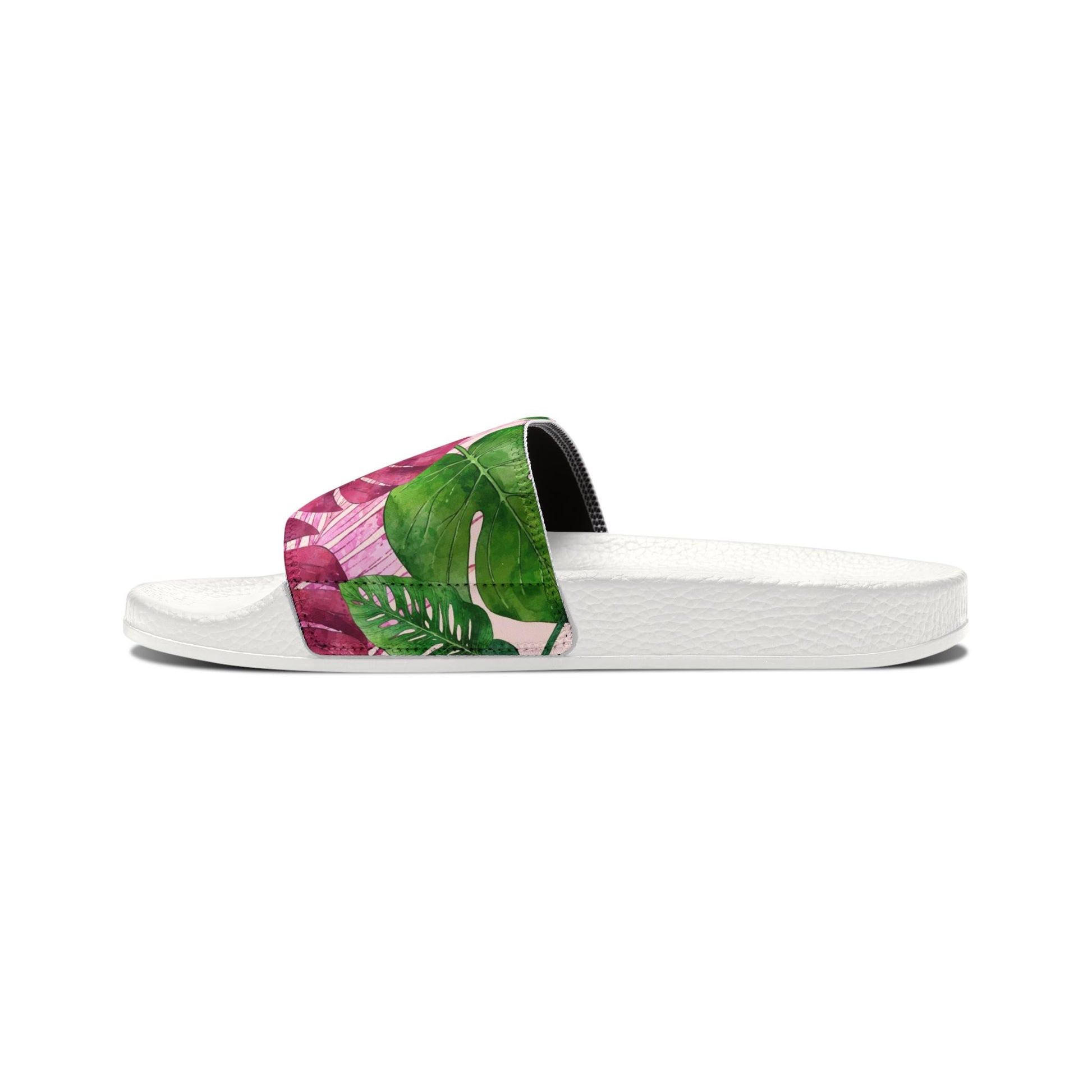 "Jungle Whispers: Coral Serenade" Women's Beach Sandals - Island Vibes For Life