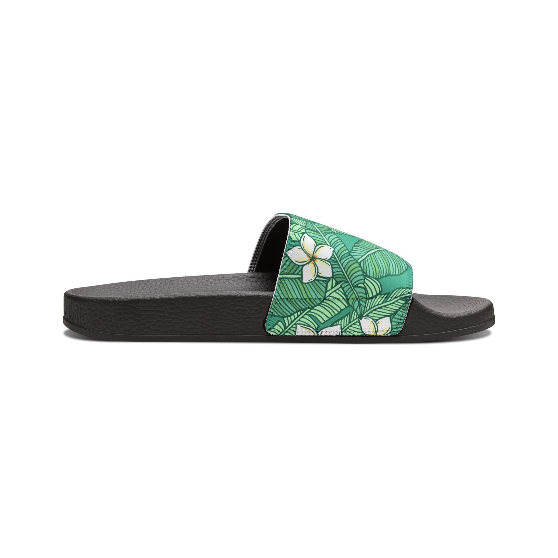 "Jasmine Palm Paradise" Women's Beach Sandals - Island Vibes For Life