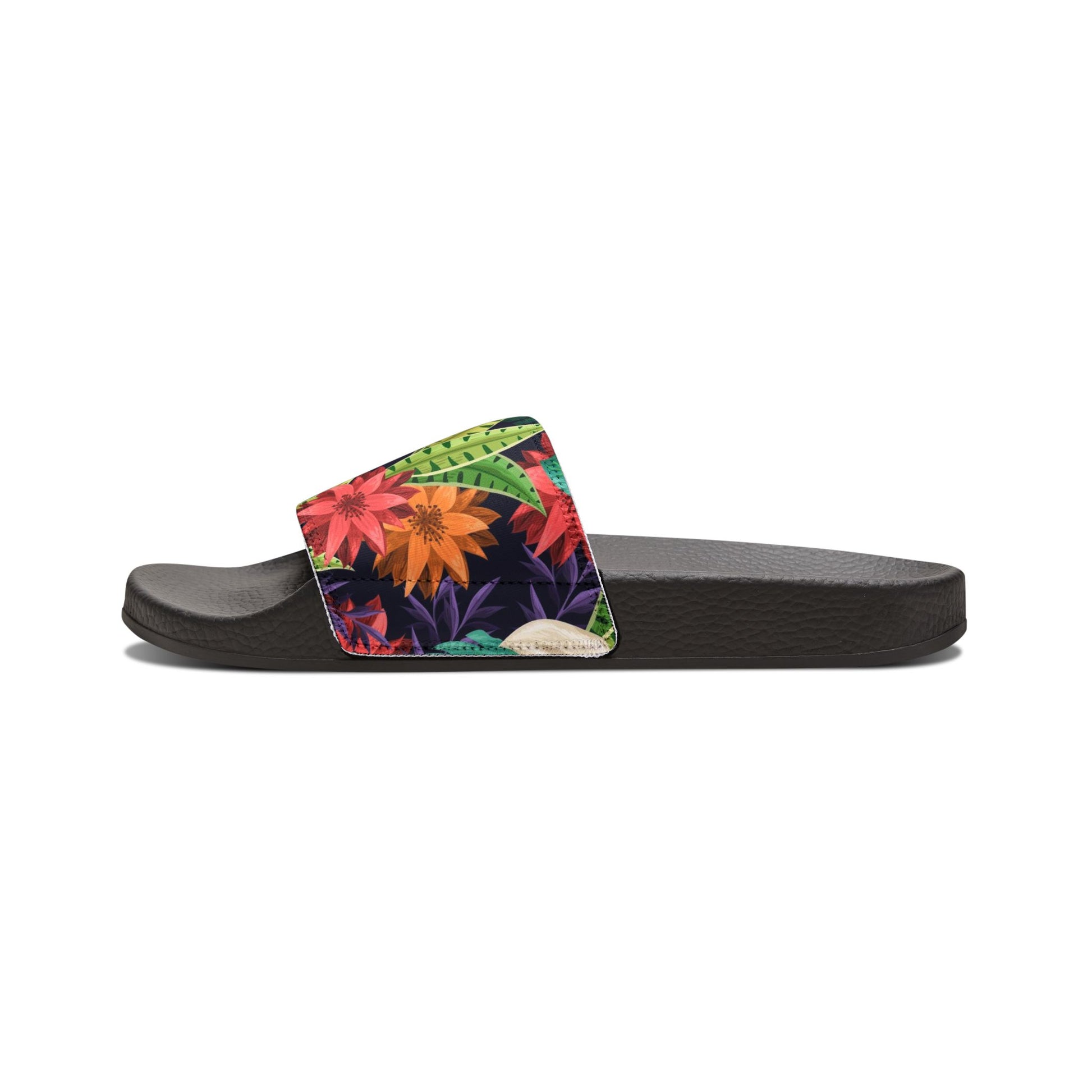 "Nocturnal Blooms" Women's Beach Sandals - Island Vibes For Life