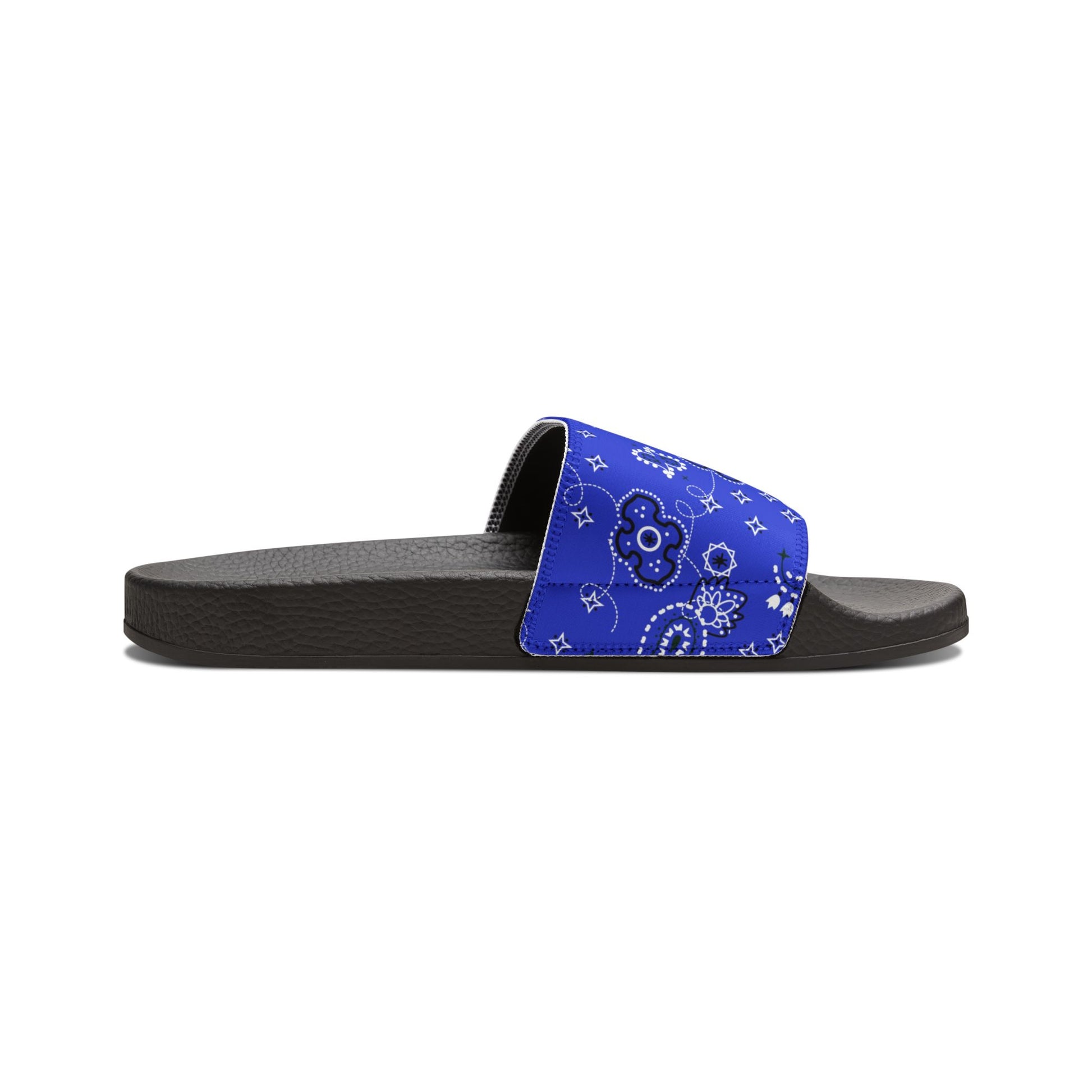 "Blue Paisley Bliss" Women's Beach Sandals - Island Vibes For Life