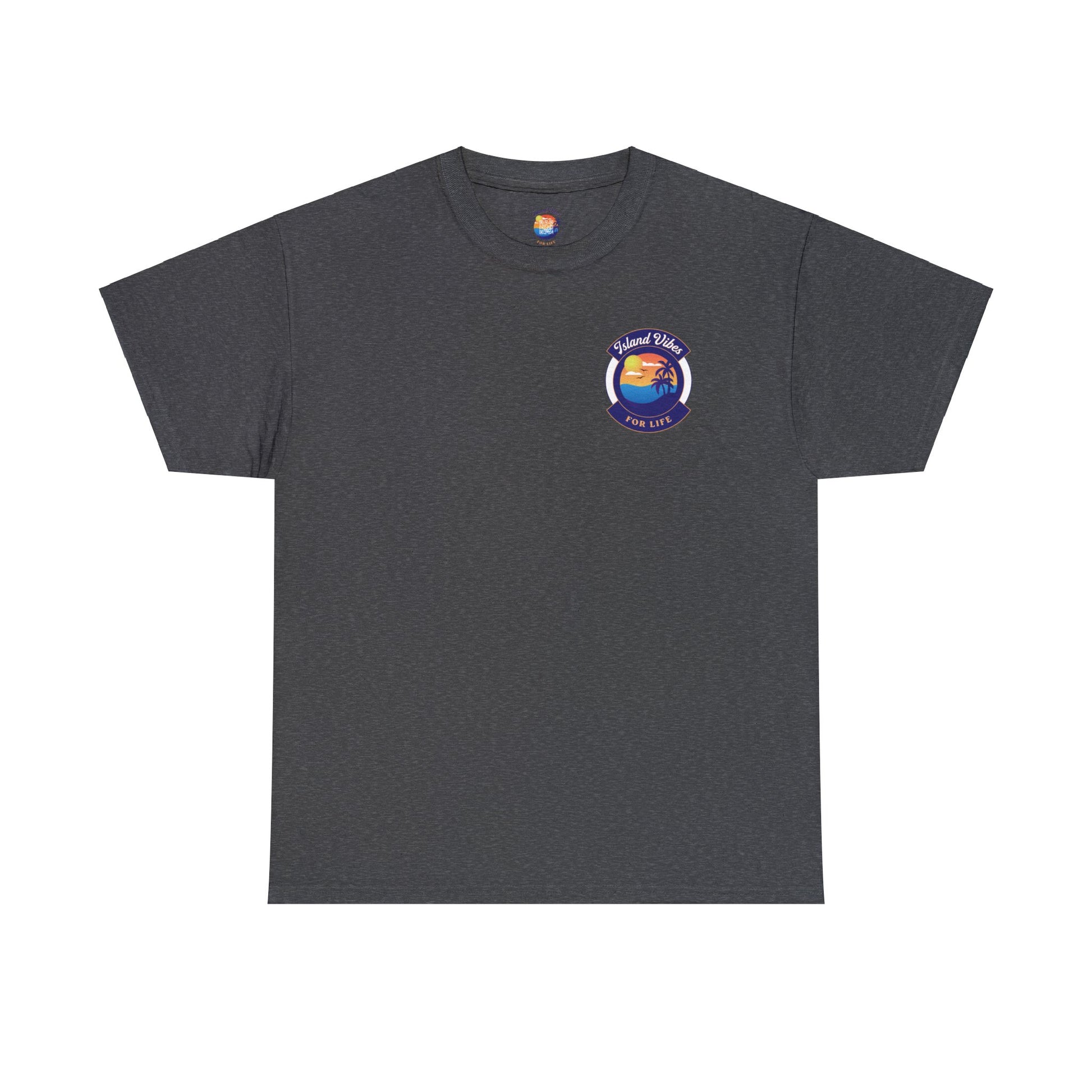 Island Vibes For Life Heavy Cotton Tee - Island Vibes For Life