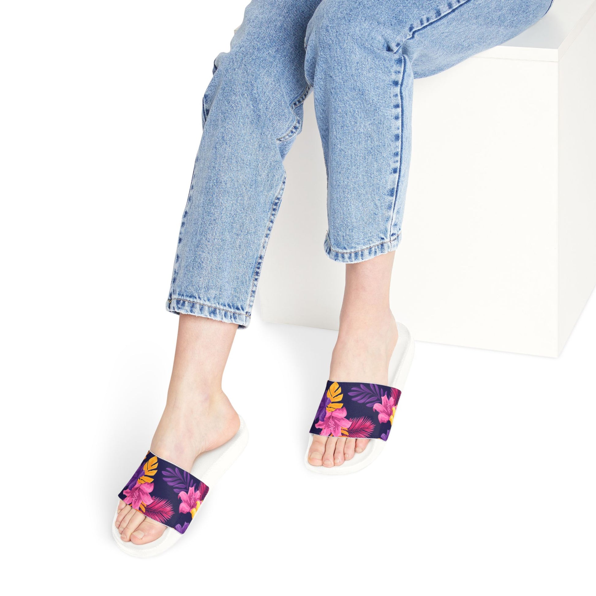 "Paradise Blooms" Women's Beach Sandals - Island Vibes For Life