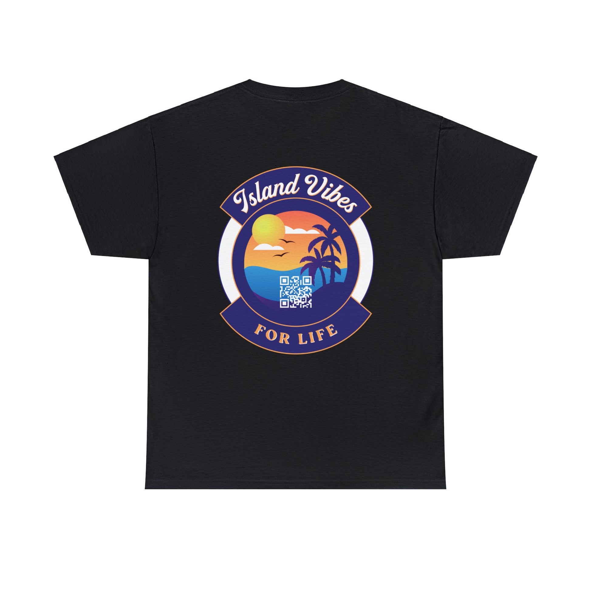 Island Vibes For Life Heavy Cotton Tee - Island Vibes For Life