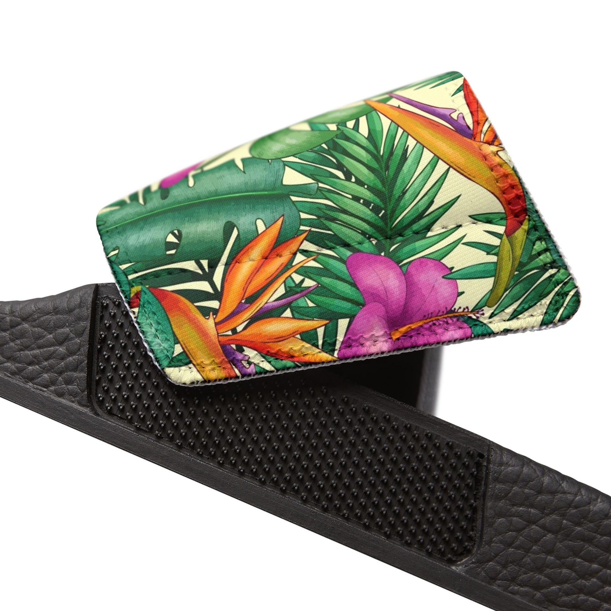 "Bird of Paradise Delight" Men's Beach Sandals - Island Vibes For Life