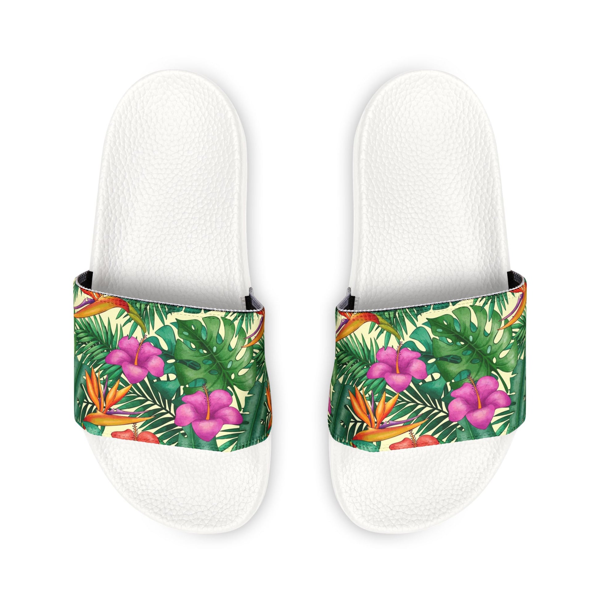 "Bird of Paradise Delight" Men's Beach Sandals - Island Vibes For Life