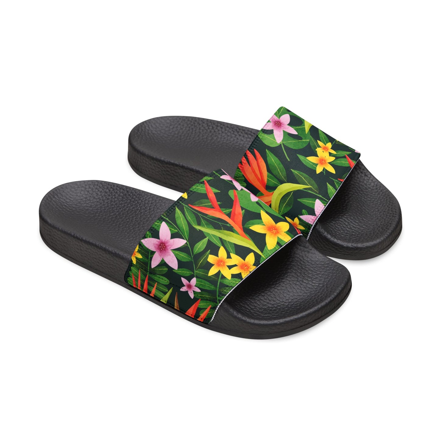"Paradise Plume Delight" Men's Beach Sandals - Island Vibes For Life