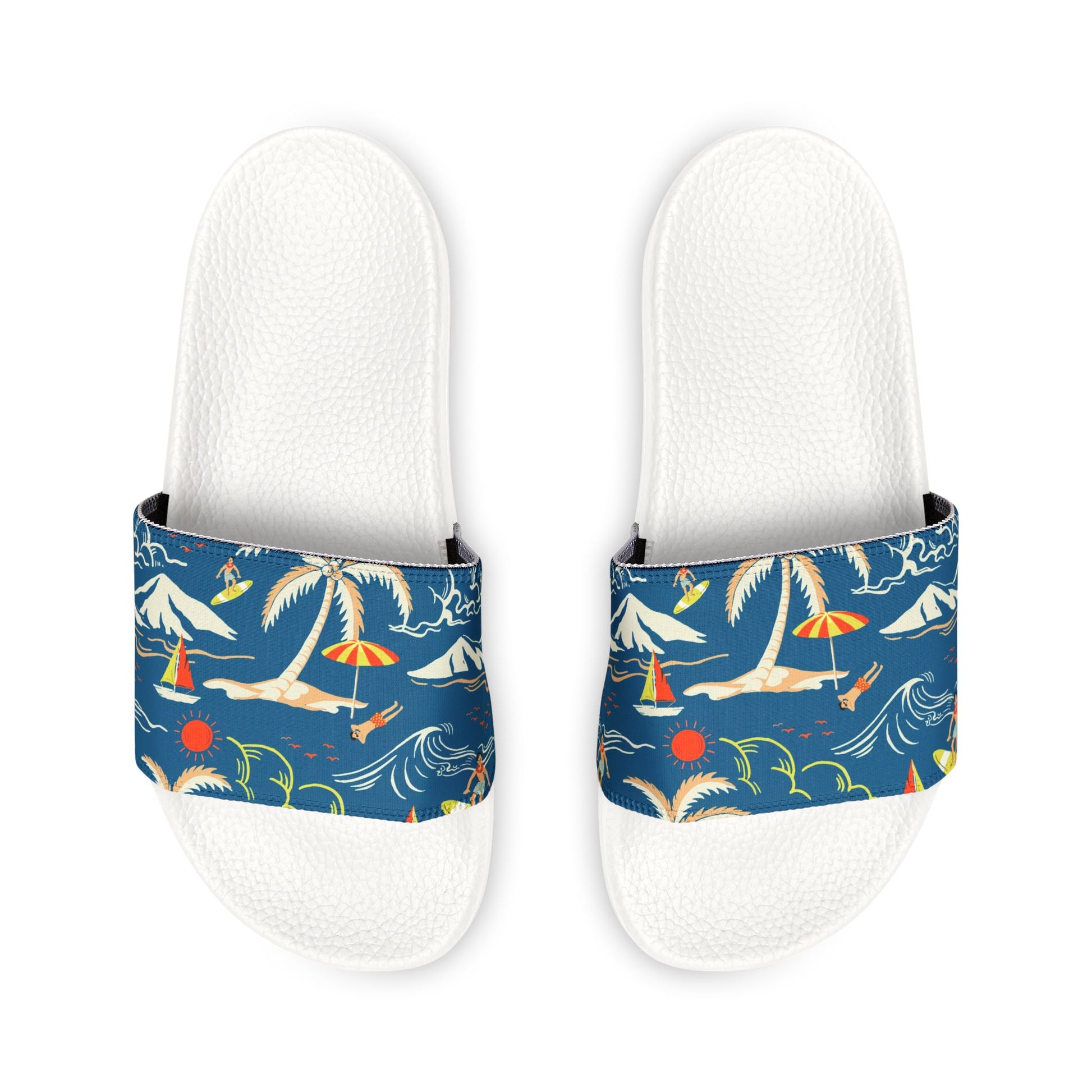 "Surfin', Sailin', and Tsunami" Women's Beach Sandals - Island Vibes For Life
