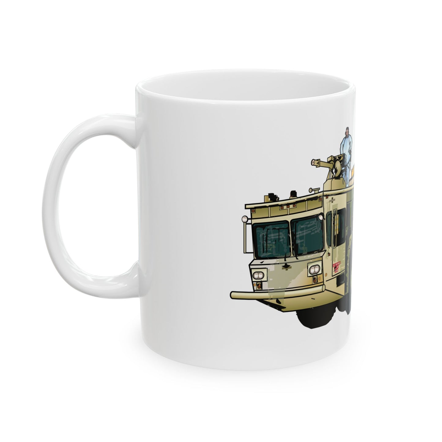 Chanute Era Crash Truck 2 Ceramic Mug, (11oz, 15oz)