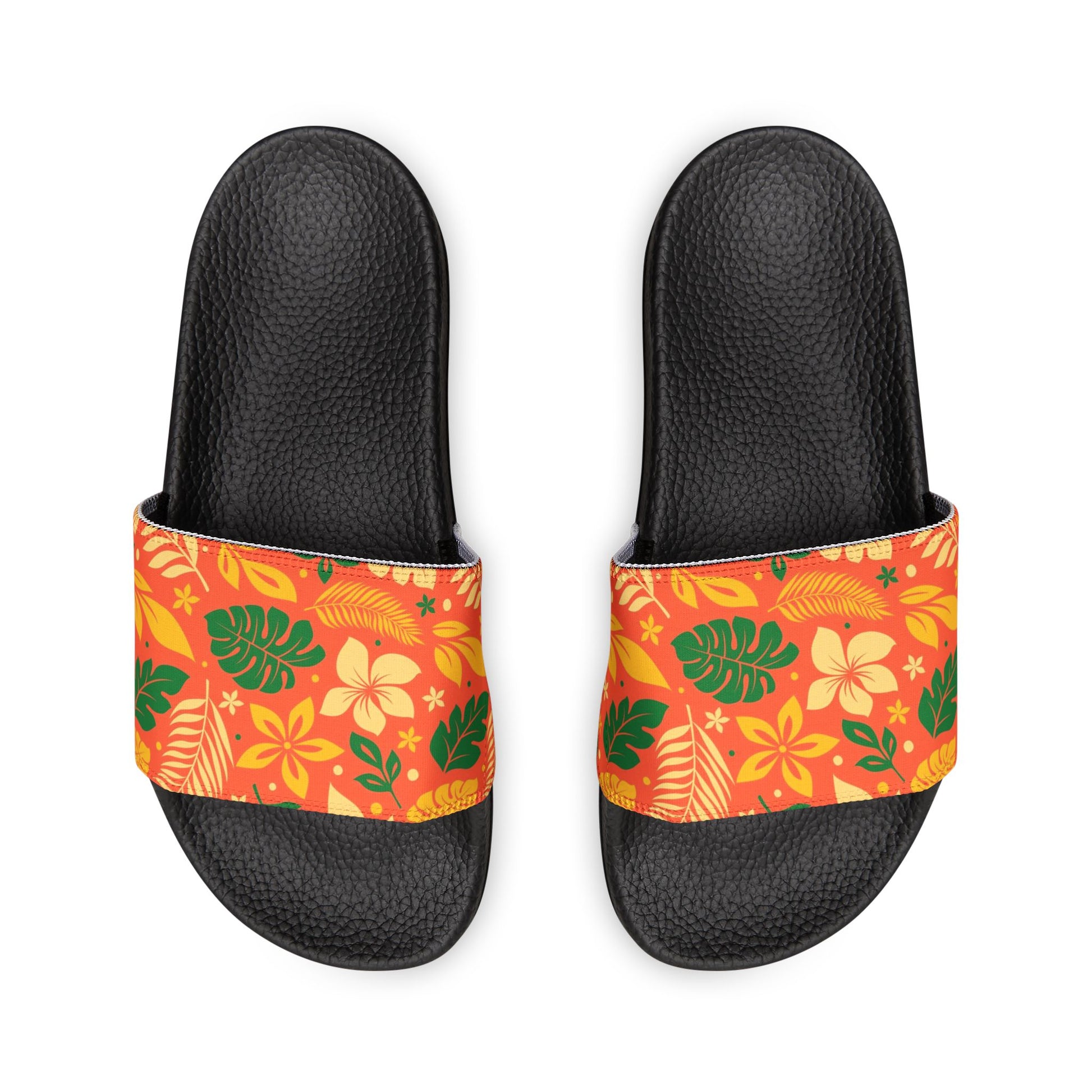 "Island Breeze Bouquet" Men's Beach Sandals - Island Vibes For Life