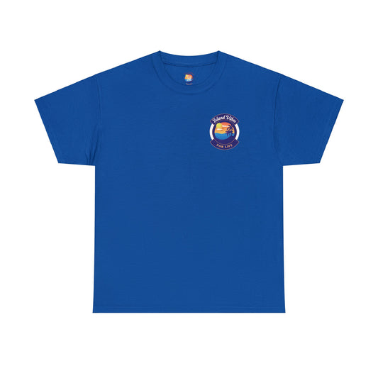 Island Vibes For Life Heavy Cotton Tee - Island Vibes For Life
