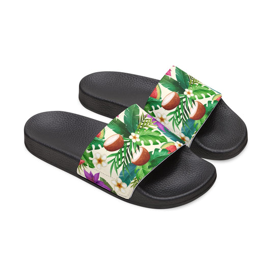 "Exotic Fruit Blossom" Women's Beach Sandals - Island Vibes For Life