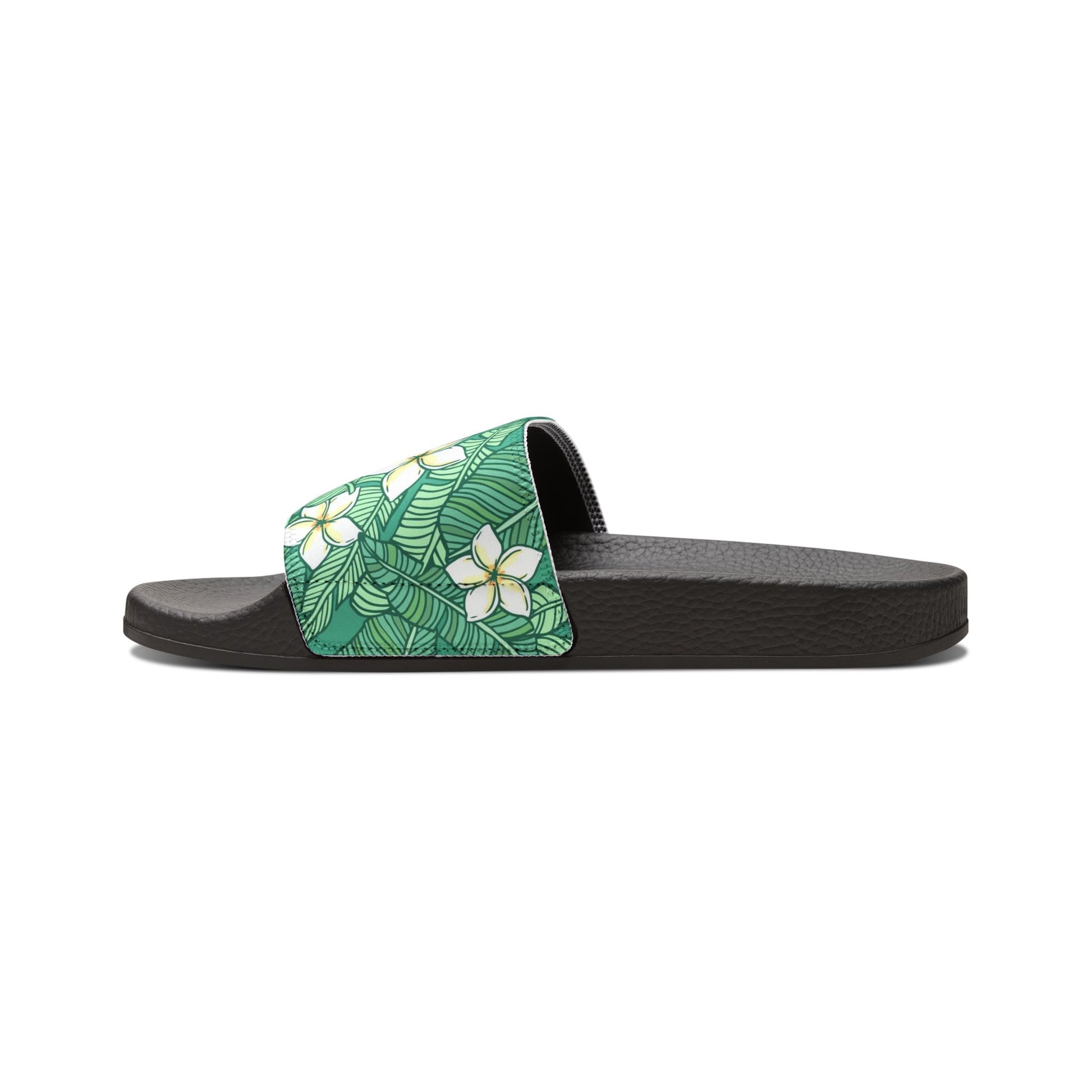 "Jasmine Palm Paradise" Women's Beach Sandals - Island Vibes For Life