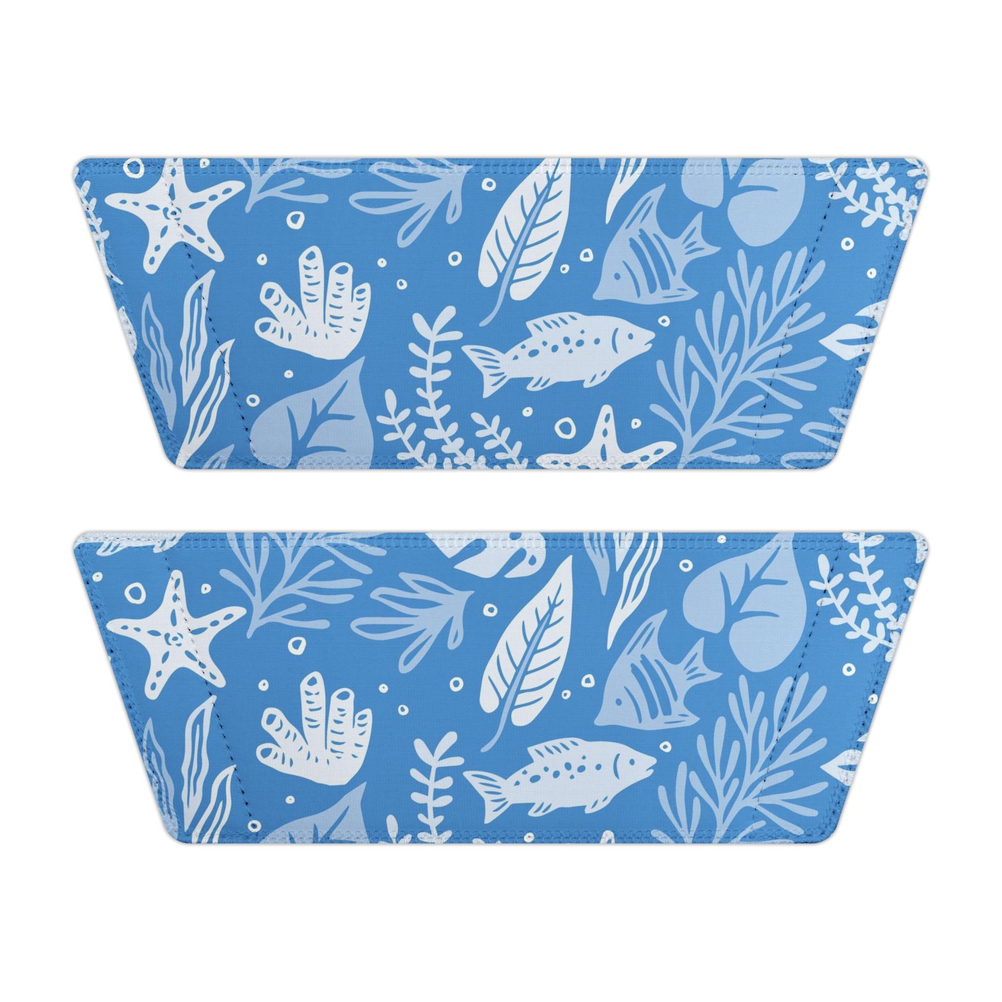 "Marine Marvels: Blue Serenade" Women's Beach Sandals - Island Vibes For Life