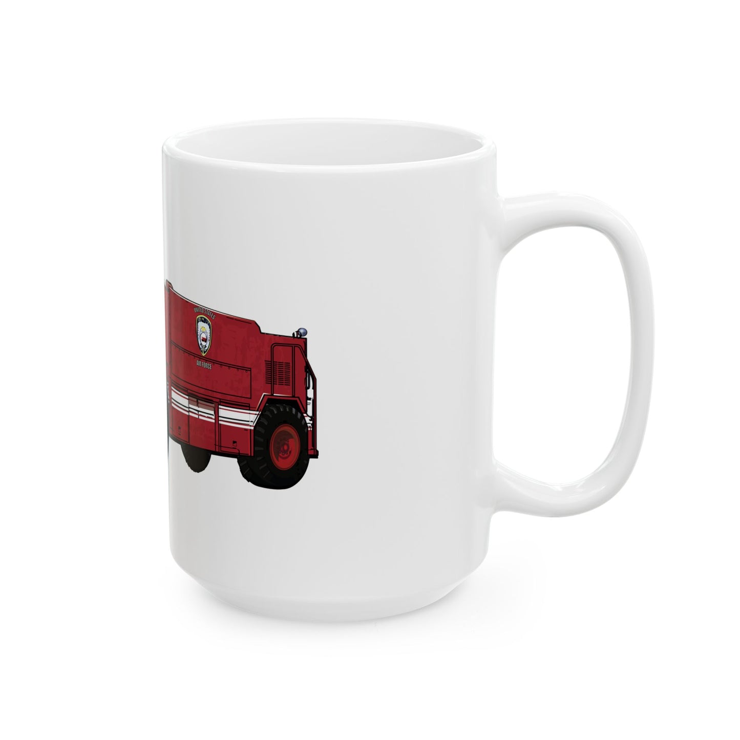 Chanute Era Crash Truck 3 Ceramic Mug, (11oz, 15oz)