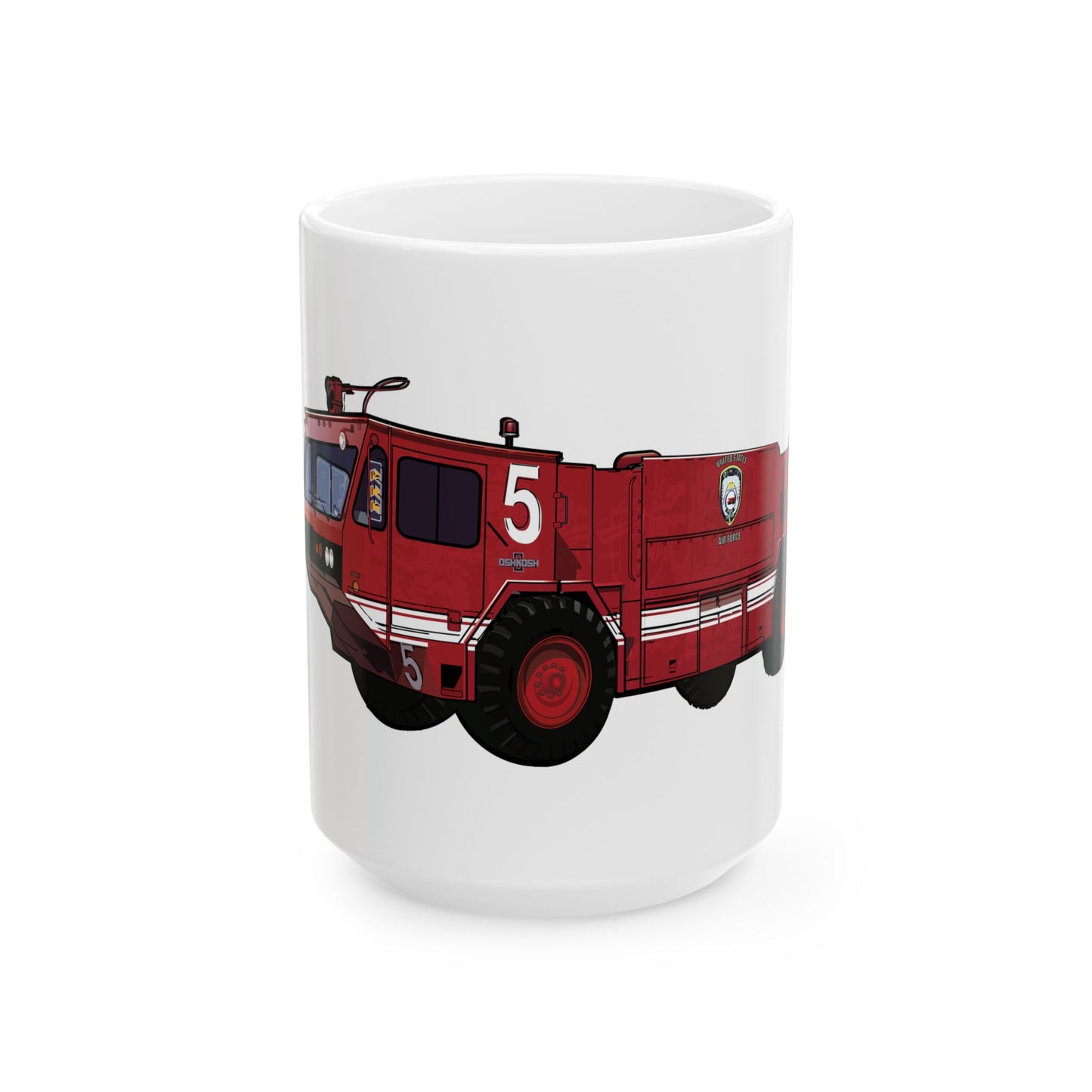 Chanute Era Crash Truck 3 Ceramic Mug, (11oz, 15oz)
