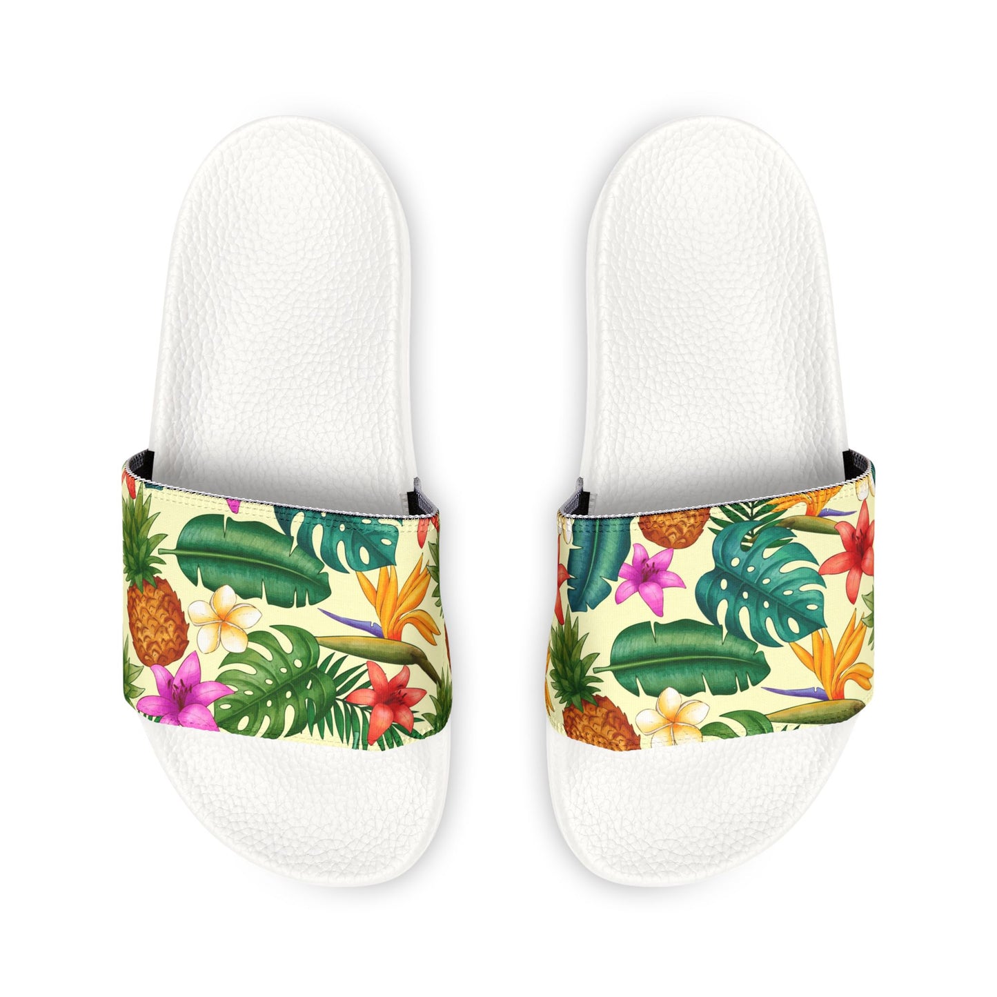 "Pineapple Infused" Men's Beach Sandals - Island Vibes For Life
