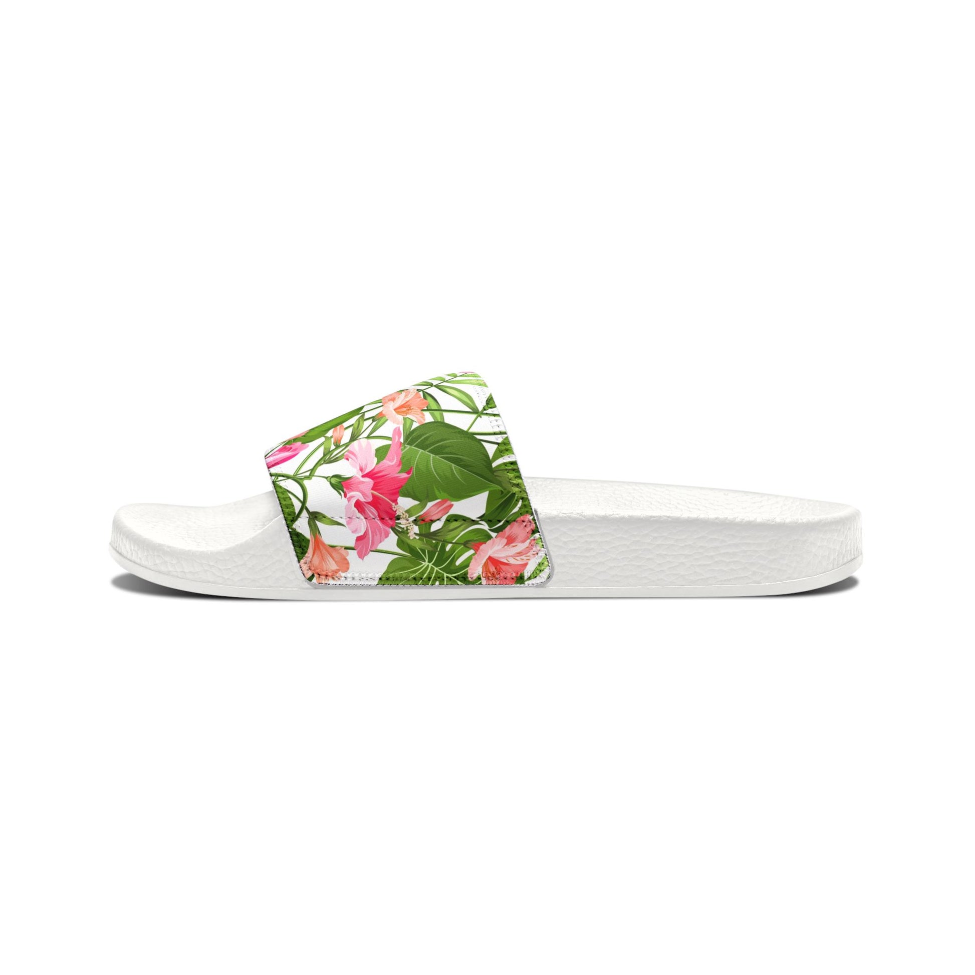 "Blooming Hibiscus" Men's Beach Sandals - Island Vibes For Life