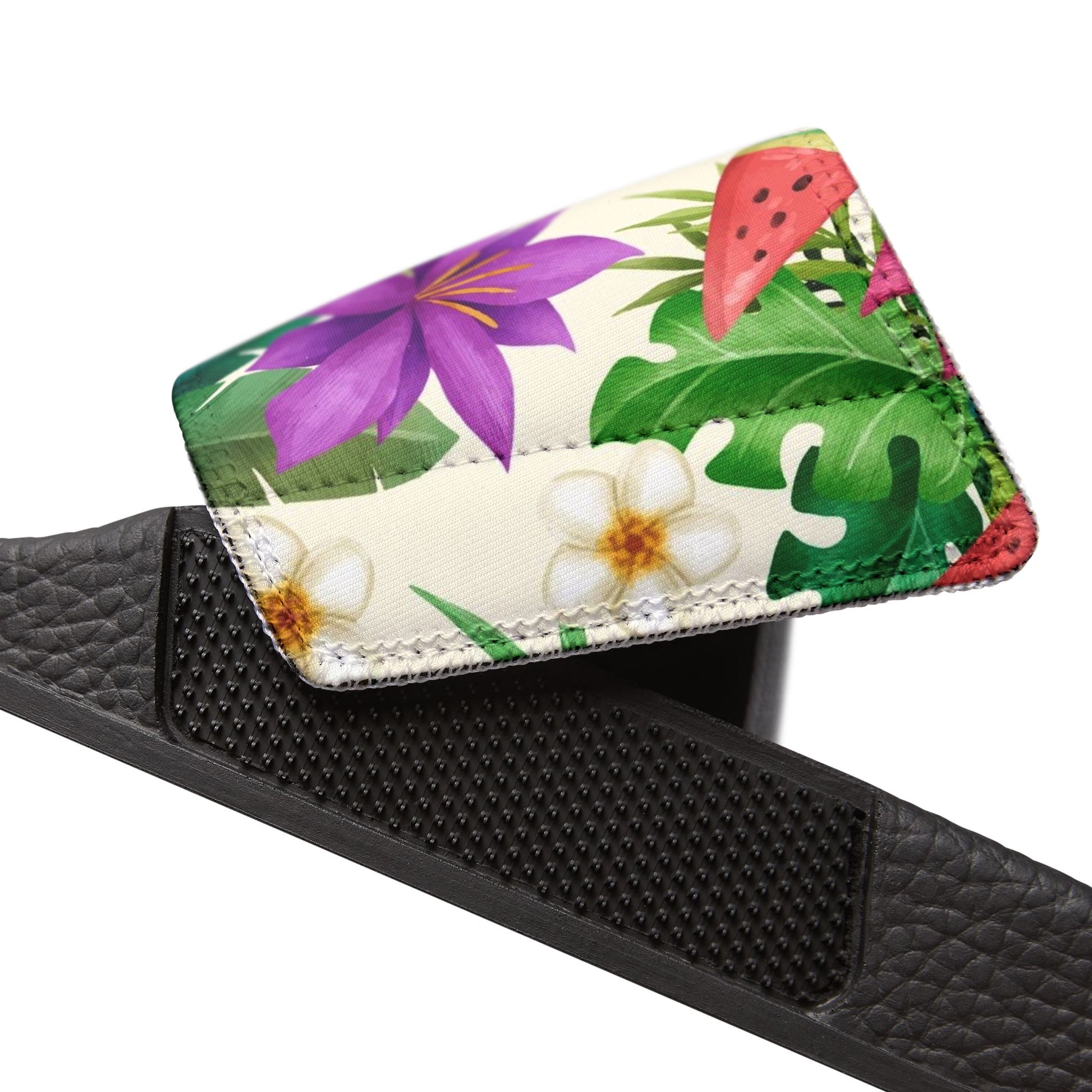 "Exotic Fruit Blossom" Men's Beach Sandals - Island Vibes For Life