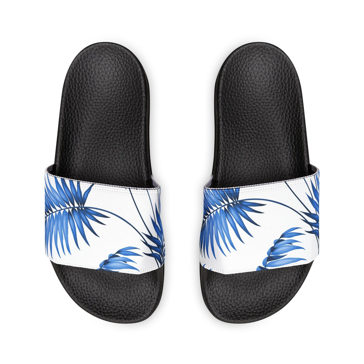 "Sapphire Palm Serenity" Women's Beach Sandals - Island Vibes For Life