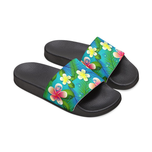 "Lush Jungle" Men's Beach Sandals - Island Vibes For Life