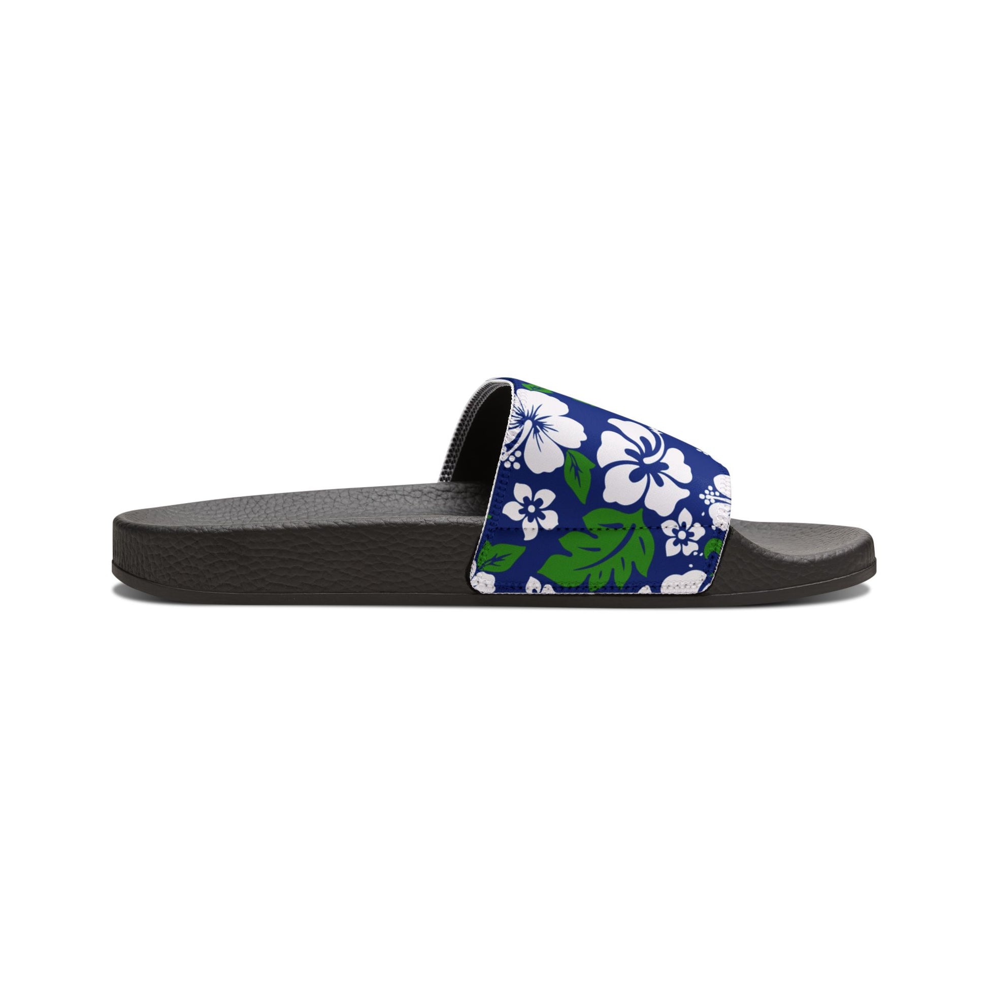"Aloha Spirit Blooms" Women's Slide Sandals - Island Vibes For Life