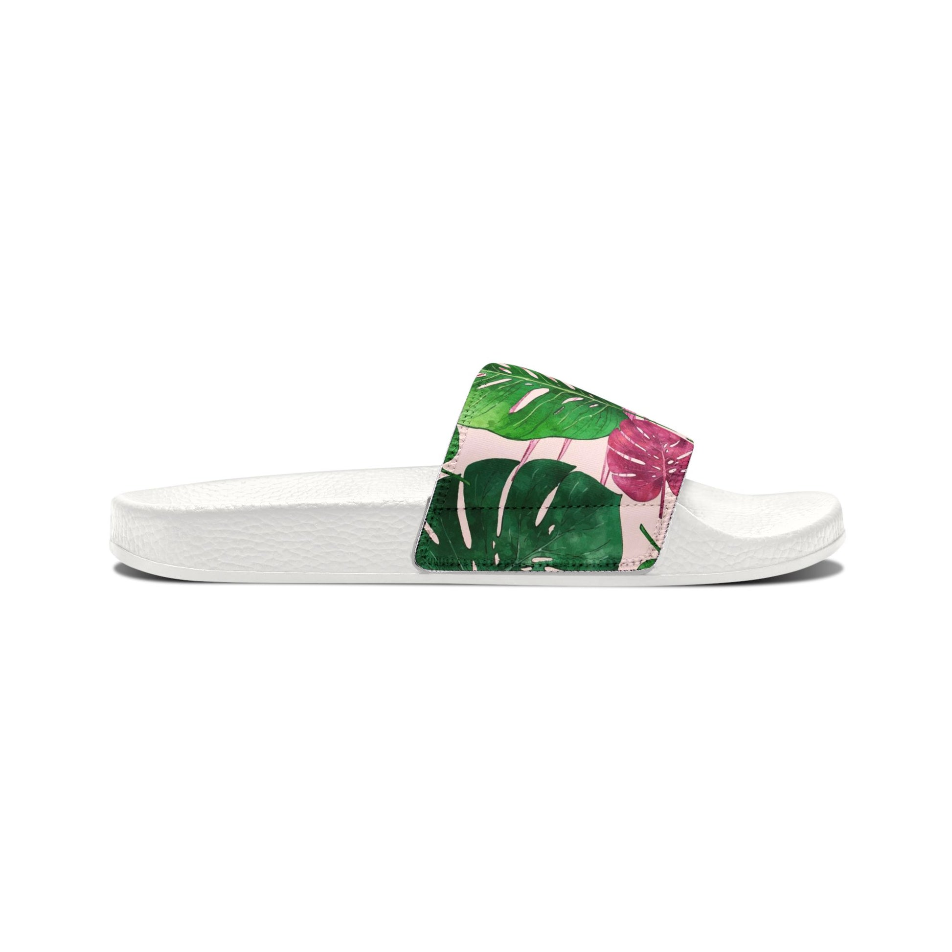 "Jungle Whispers: Coral Serenade" Women's Beach Sandals - Island Vibes For Life
