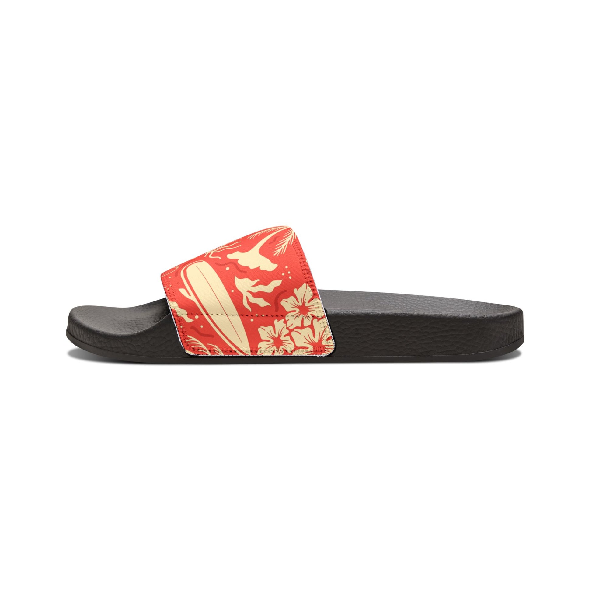 "Tropical Radiance in Red" Women's Beach Sandals - Island Vibes For Life