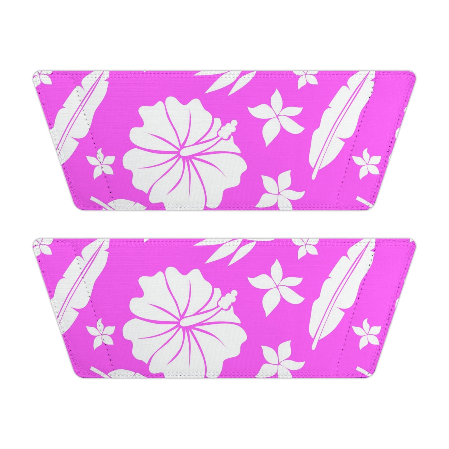 "White Hibiscus Escape" Women's Beach Sandals - Island Vibes For Life