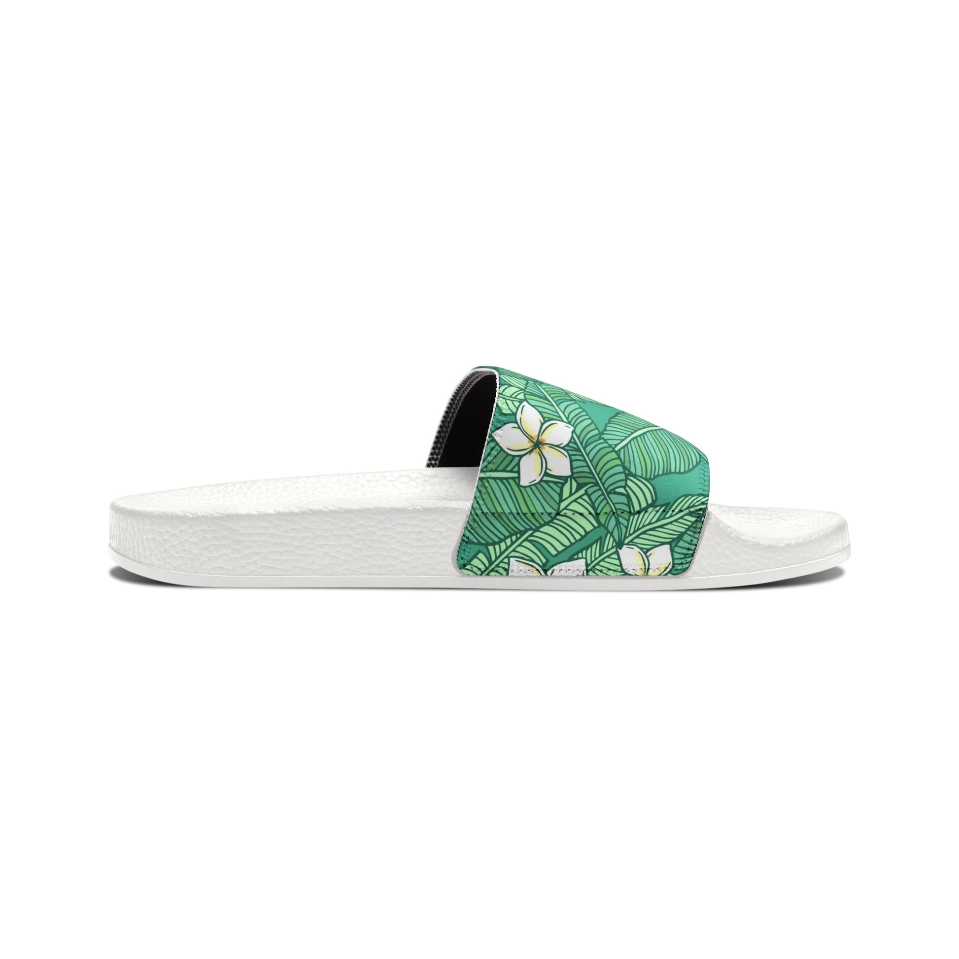 "Jasmine Palm Paradise" Women's Beach Sandals - Island Vibes For Life
