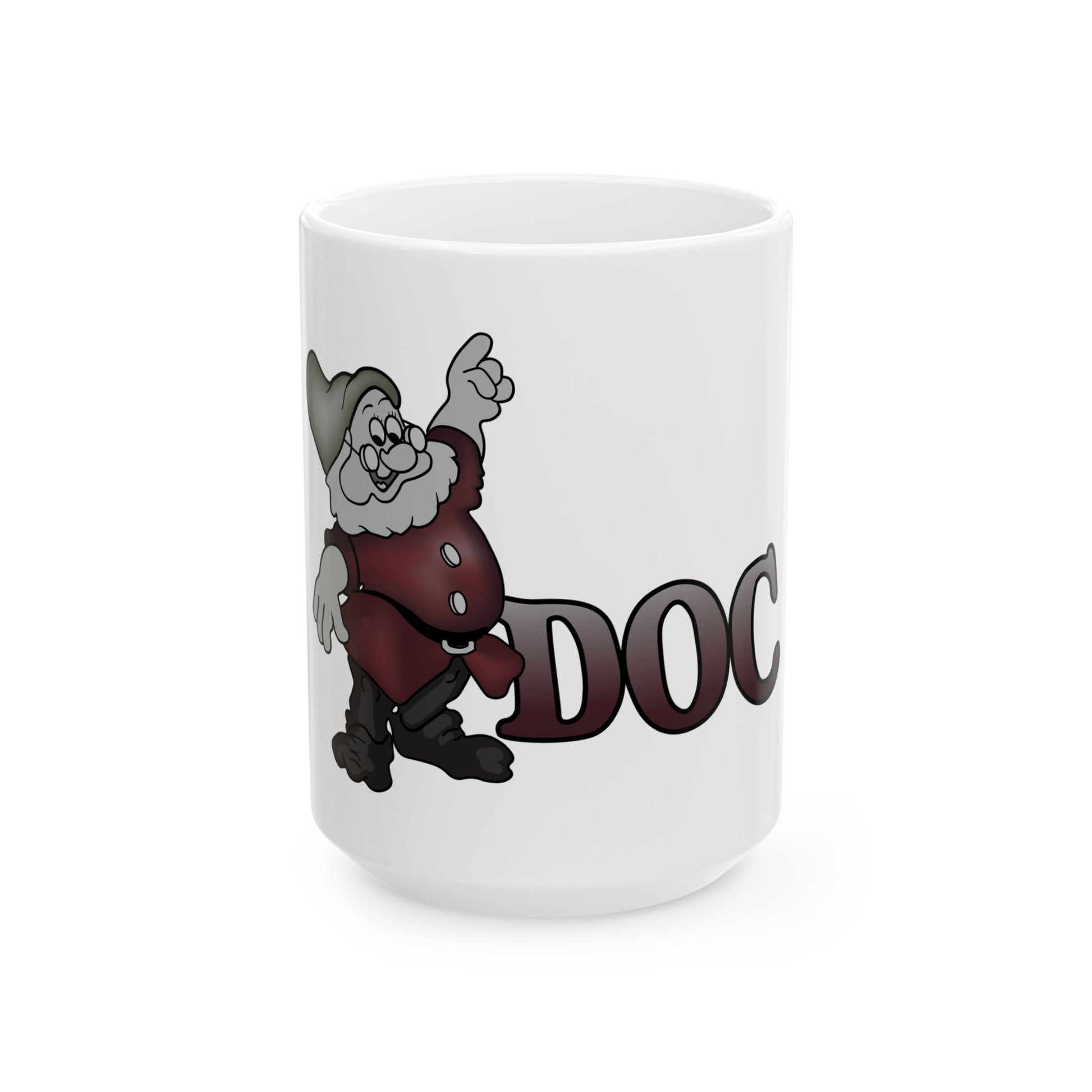 Durable ceramic coffee mug showcasing vintage B-29 nose art design, offered in two sizes: 11oz and 15oz, perfect for aviation enthusiasts.