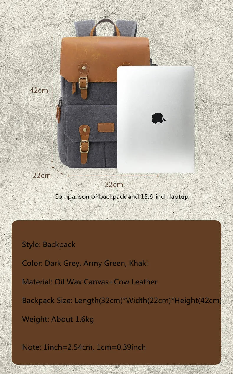Explorer’s Canvas Field Photography Ruck