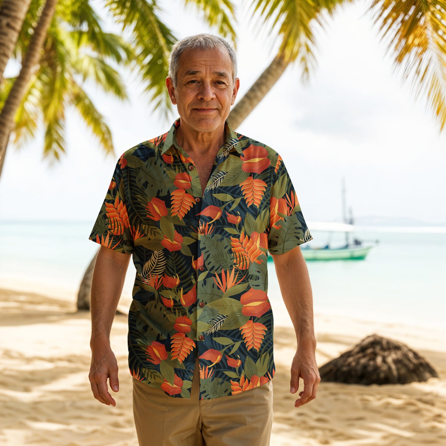 "Jungle Fever" Hawaiian Shirt - 100% Cotton