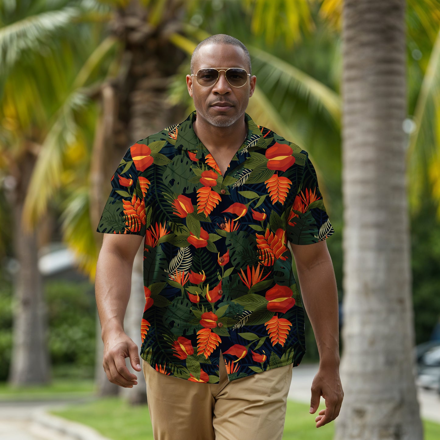 "Jungle Fever" Hawaiian Shirt - 100% Cotton