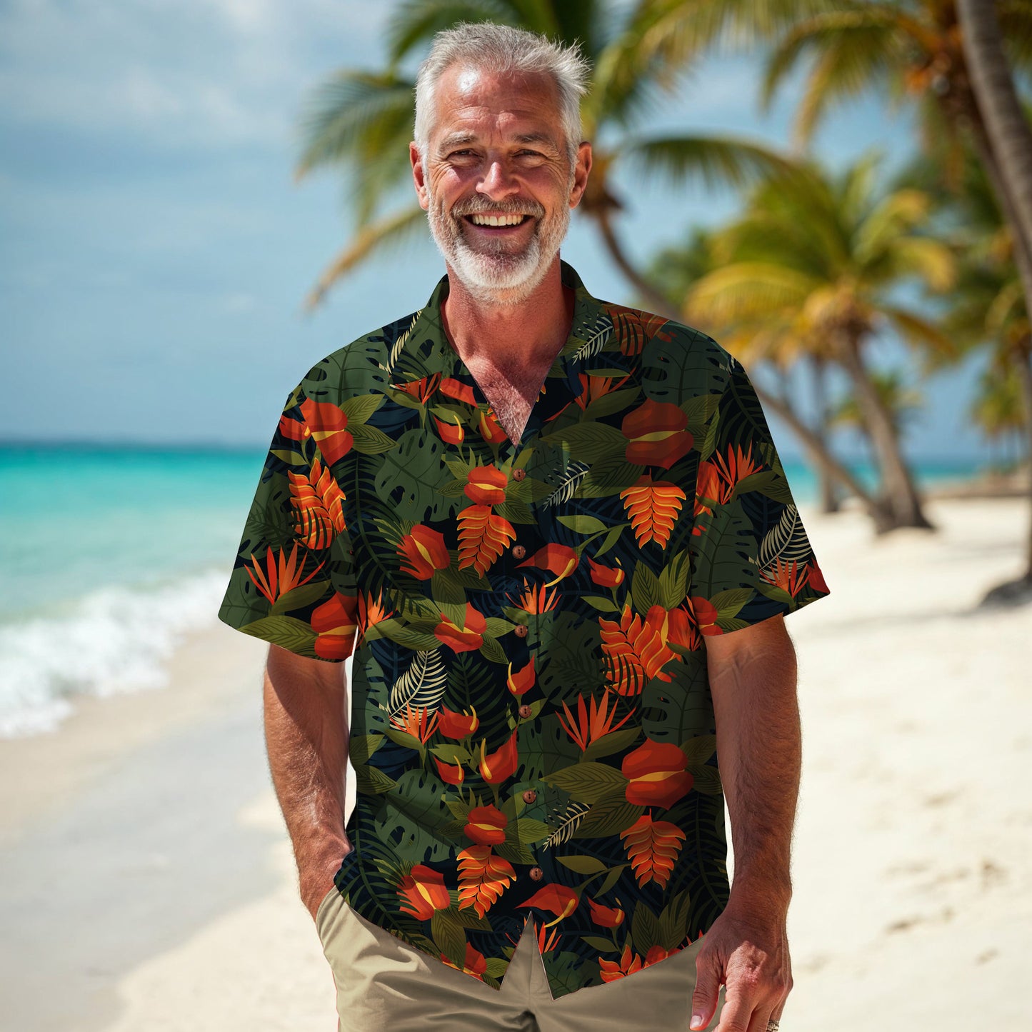 "Jungle Fever" Hawaiian Shirt - 100% Cotton