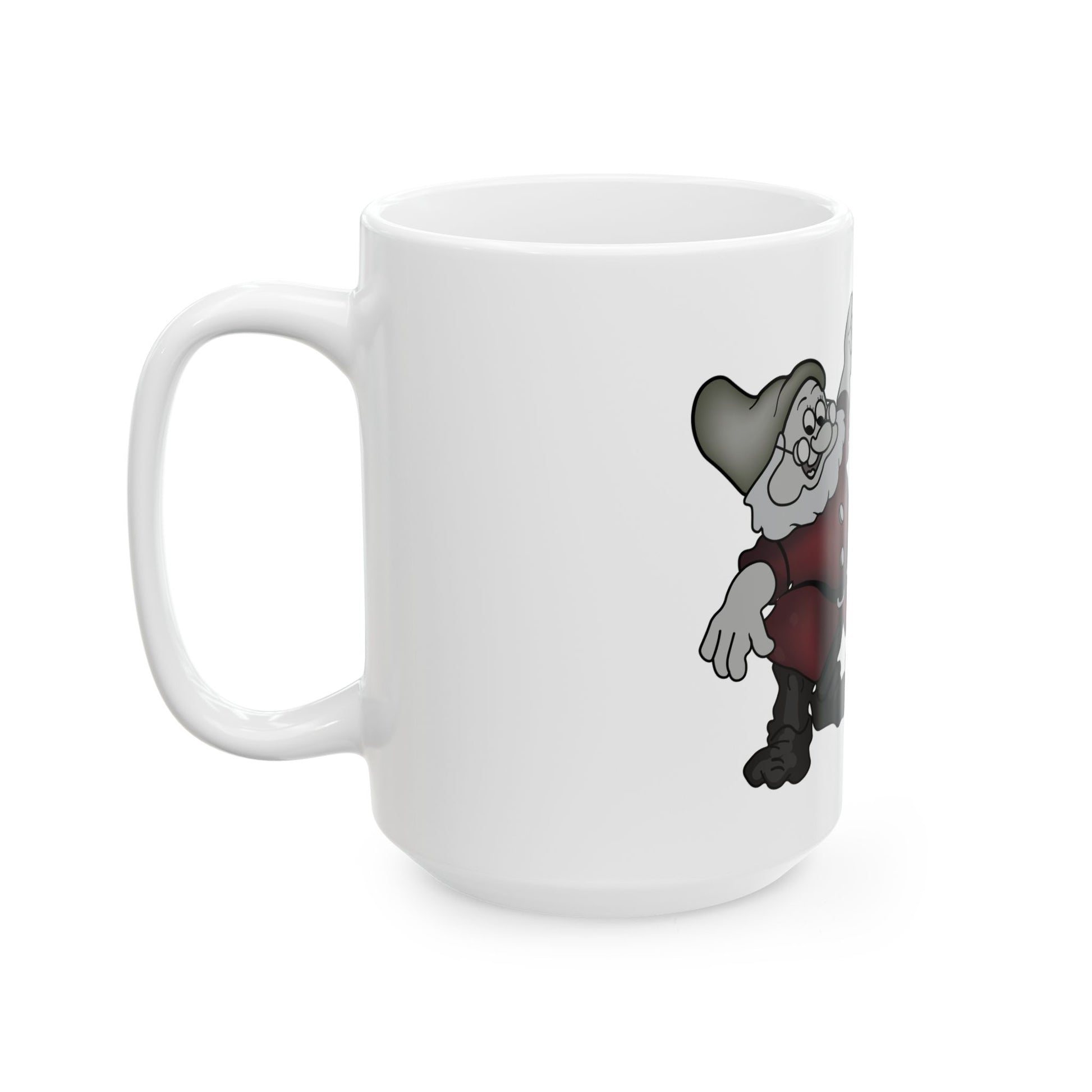 Retro-style ceramic mug with detailed aircraft nose art — perfect gift for military history fans or aviation geeks.