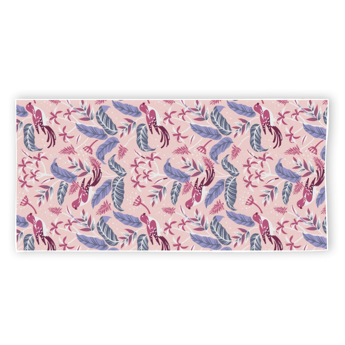 Tropical Avian Whispers Towel – A plush towel with vibrant bird-themed designs, offering both style and comfort for your beach and poolside experiences.
