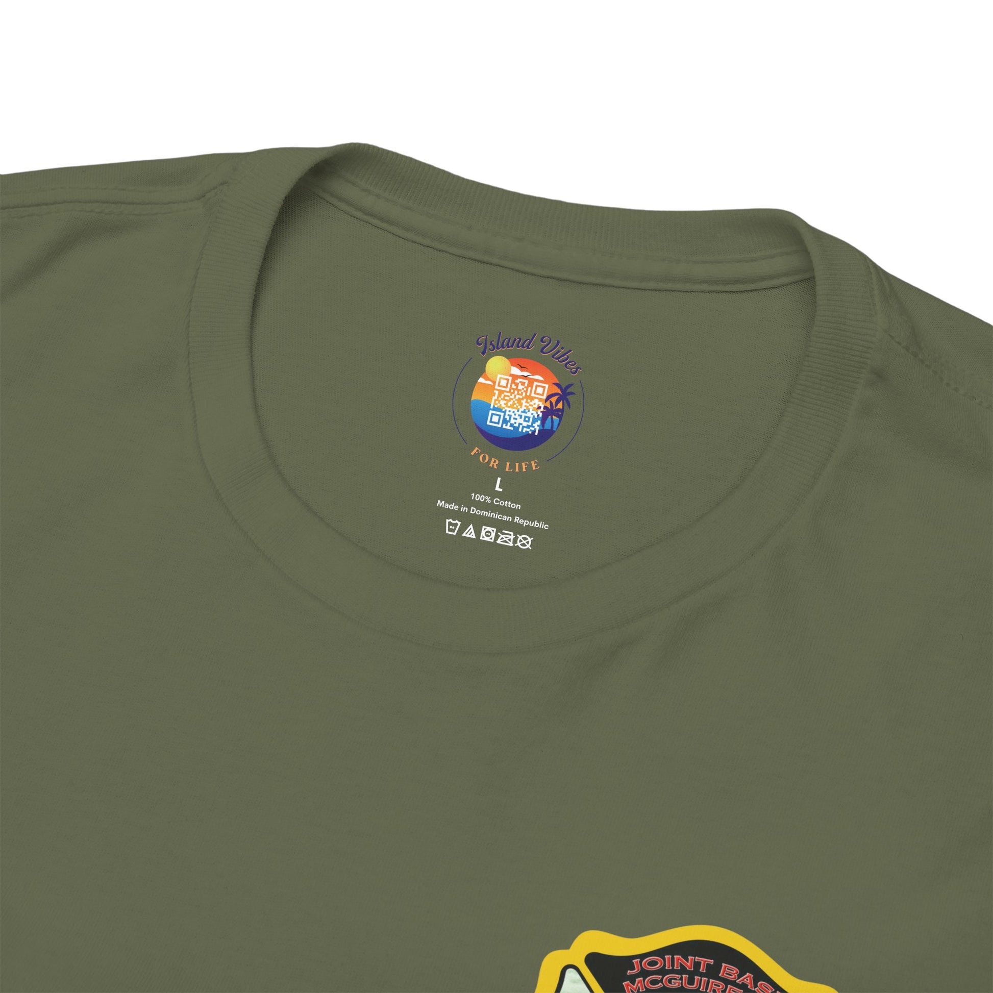 Island Vibes For Life Heavy Cotton Tee β A classic-fit t-shirt made from 100% US cotton, offering year-round comfort and durability